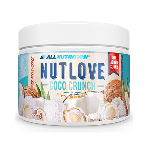Кокос крънч крем с бадеми, 500 г