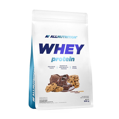 WHEY суроватъчни протеини - шоколадови бисквити, 908 г