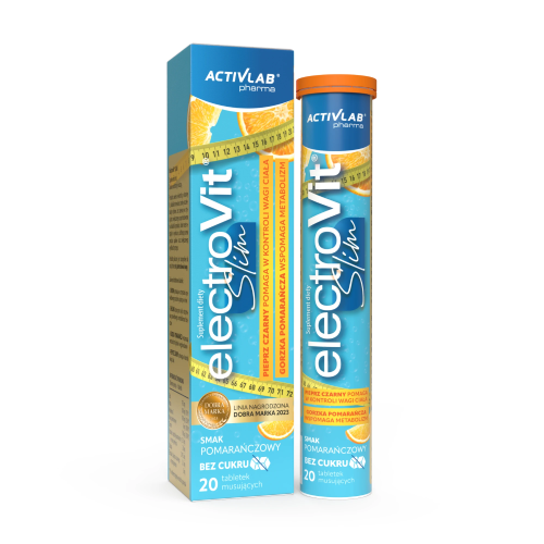 ElectroVit Slim – ефервесцентни таблетки с електролити, 20 ефервесцентни таблетки
