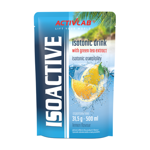Isoactive изотонична напитка - лимон, 31,5 г