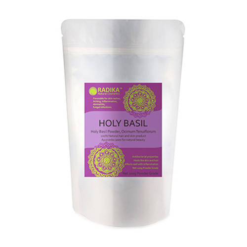 Свещен босилек (Tulsi Holy) на прах, 100 г