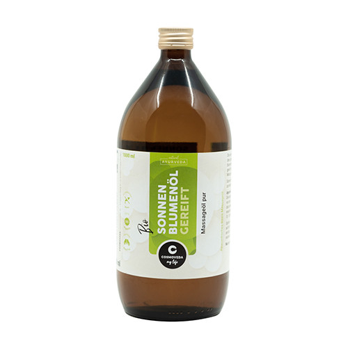 БИО слънчогледово масло- за масаж, 1 литър