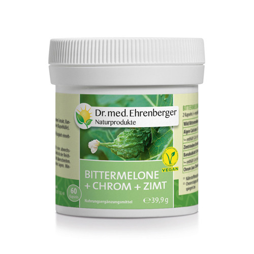 Горчив пъпеш с хром и канела, 60 капсули