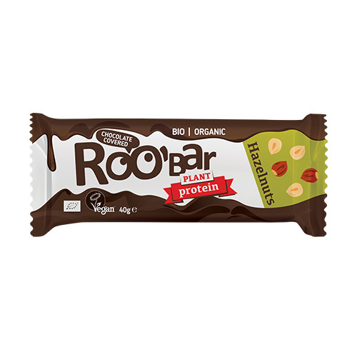  BIO Roobar протеинов бар – лешник  & шоколад, 40 г