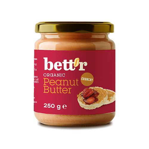 BIO фъстъчен крем – с парченца, 250 г