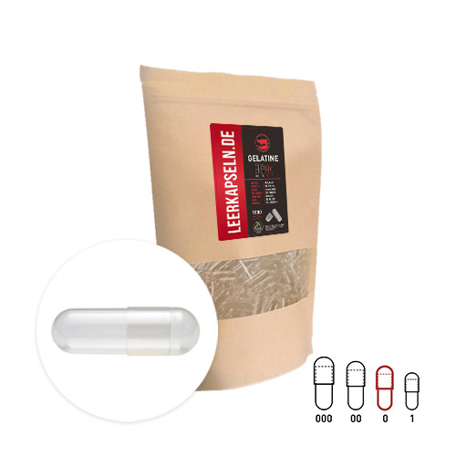 Празни капсули 0, 1000 броя