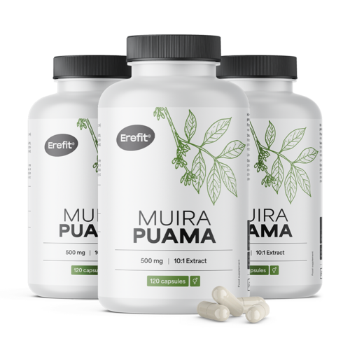 3x Муира Пуама 5000 мг, общо 360 капсули