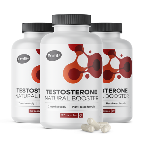 3x Testosterone – Natural Booster, общо 360 капсули