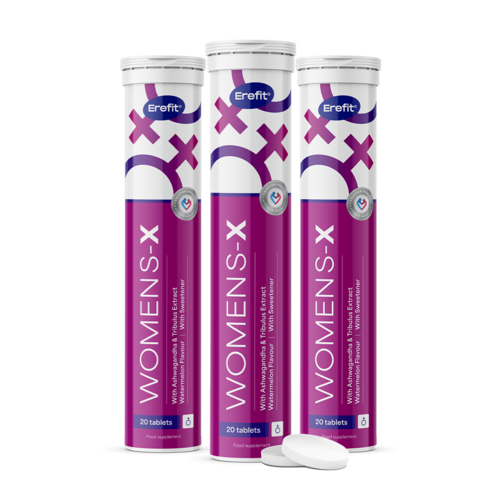 3x Womens-X – ефервесцентни таблетки за жени, общо 60 ефервесцентни таблетки