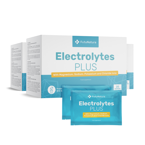 3x Електролити - прах за приготвяне на напитка, общо 60 сашета