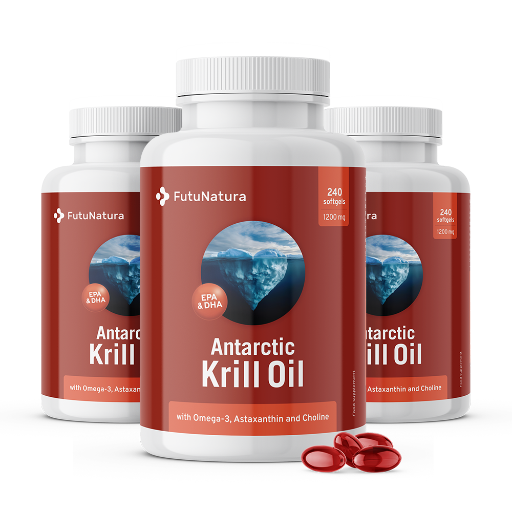 Krilovo olje 1200 mg