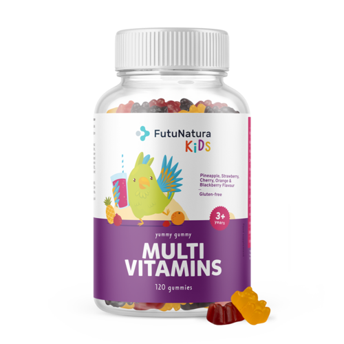 MULTI VITAMINS – Гумени бонбони за деца с мултивитамини, 120 гумени бонбонa