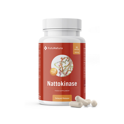 Nattokinase 2000 FU, 90 капсули