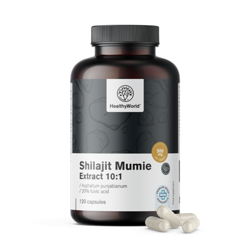 Шилажит Мумио Extract 10:1, 120 капсули