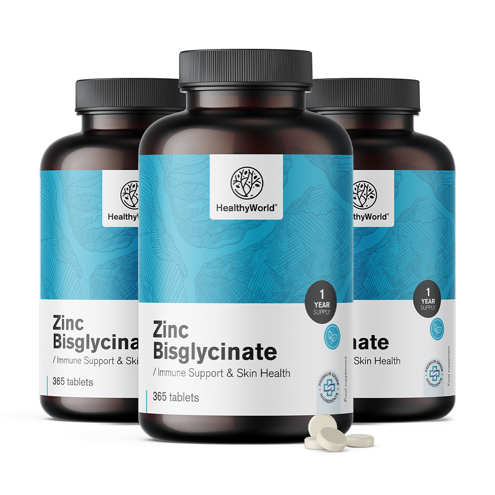 Cink bisglicinat 15 mg v tabletah