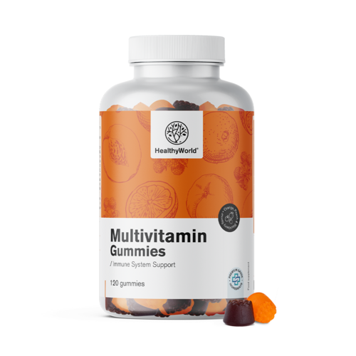Мултивитамини – гумени бонбони с 10 витамина, 120 гумени бонбона