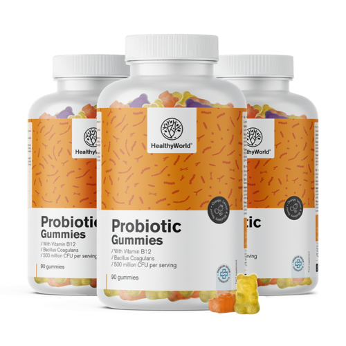3x Probiotic – бонбони с микробиологични култури, общо 270 гумени бонбона