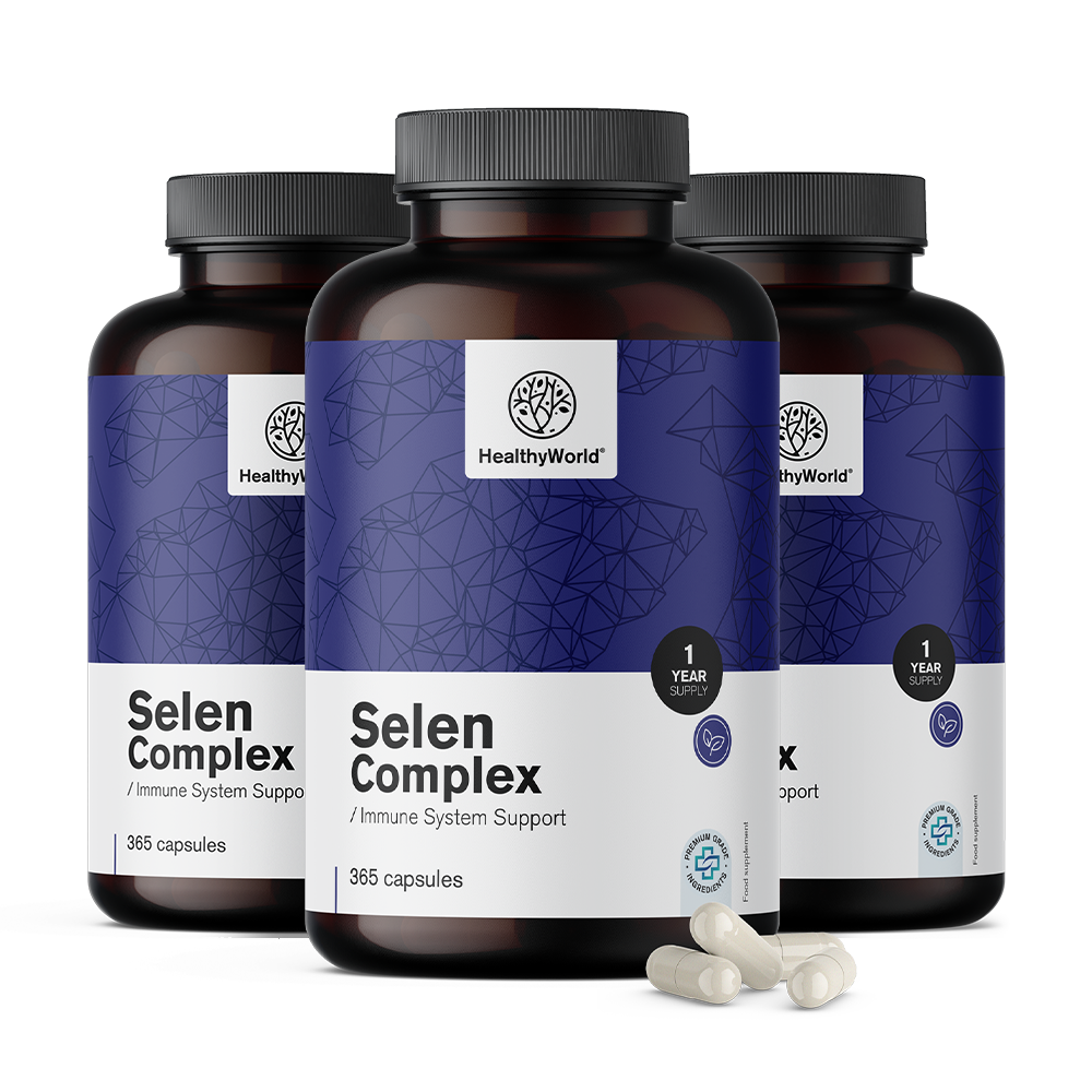 Selen kompleks 200 µg s 3 oblikami selena