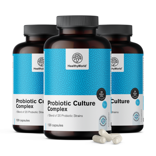 3x Probiotic Culture - комплекс от микробиологични култури, komplekt 360 капсули
