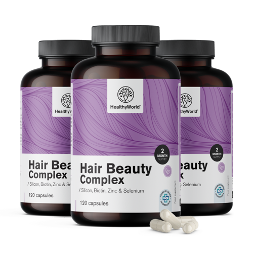 3x Hair Beauty Complex - Витамини и минерали за косa, общо 360 капсули