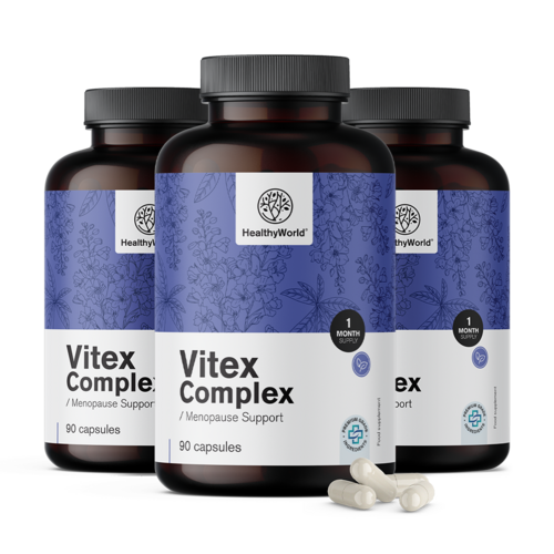 3x Витекс комплекс 125 мг, общо 270 капсули