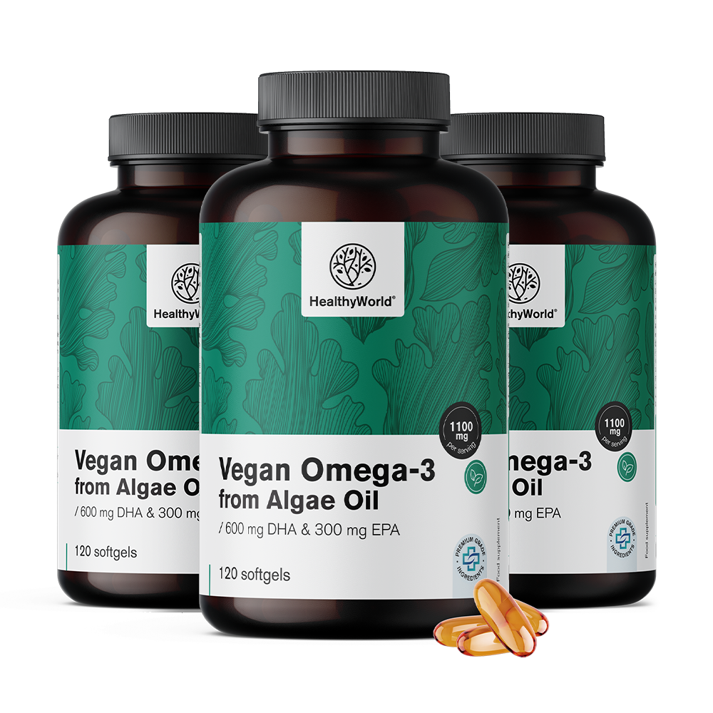 Veganska omega-3 1100 mg – iz alg