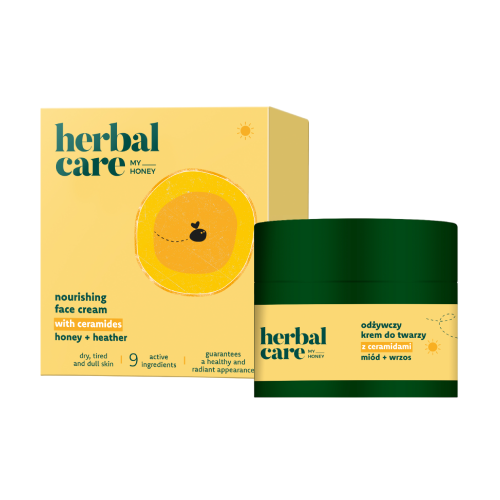 Подхранващ крем за лице с церамиди, мед и калуна, 50 мл