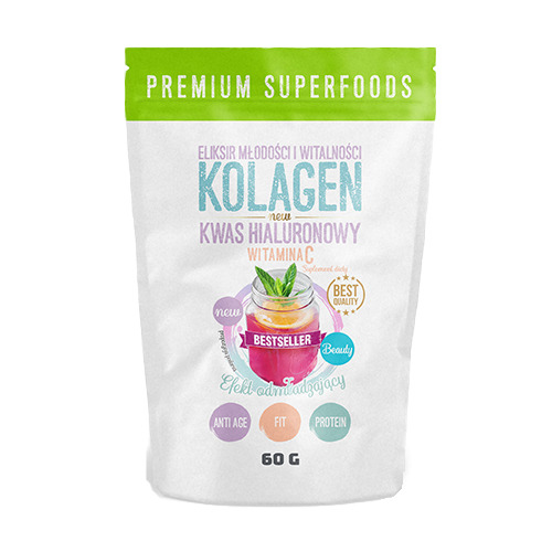 Колаген + витамин С + хиалуронова киселина, 60 г
