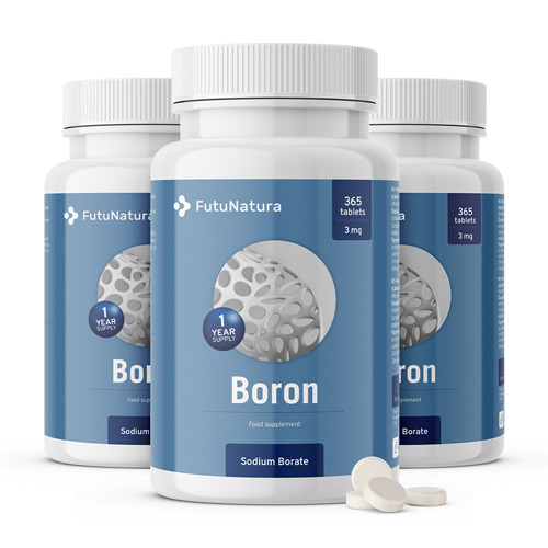 3x Бор 3 мг, общо 1095 таблетки