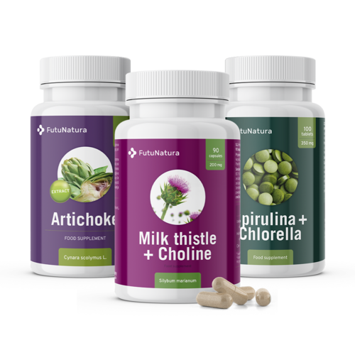 DETOX: Бял трън + артишок + водорасли, комплект