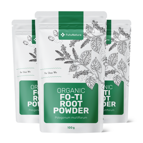 3x BIO Фо-Ти (He Shou Wu) - на прах, общо 300 г