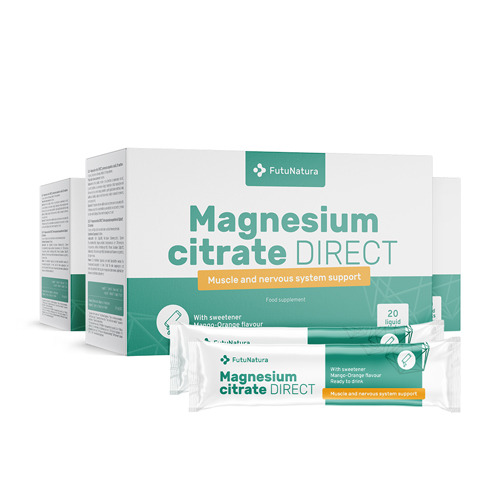 3x Магнезиев цитрат DIRECT - напитка, общо 60 напитки