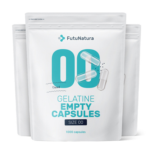 3x Празни капсули 00 – желатинови, общо 3000 капсули
