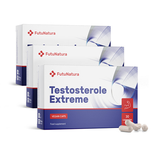 3x Testosterole Extreme, общо 90 капсули