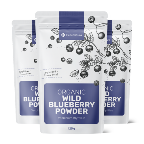 3x БИО Диви боровинки на прах, общо 375 г