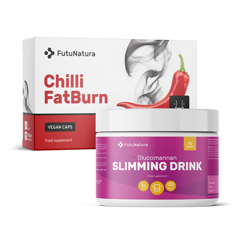 Загуба на тегло: Напитка от глюкоманан + Chilli FatBurn, комплект