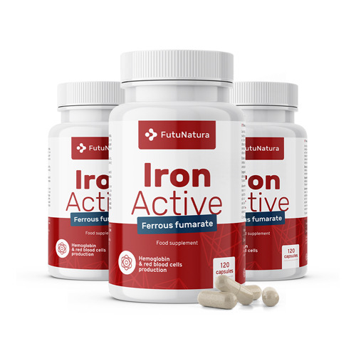 3x Желязо Active, общо 360 капсули