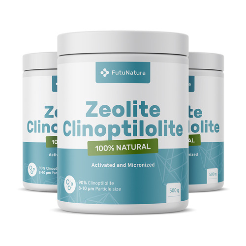3 x Зеолит-Клиноптилолит, общо 1500 г