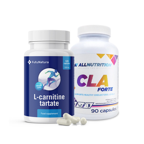 Изгаряне на мазнини: L-Carnitine + CLA Forte, комплект