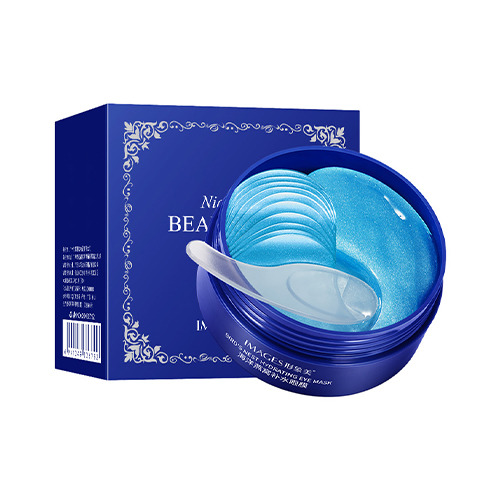 Маска за зоната около очите - с морска трева, 60 листчета