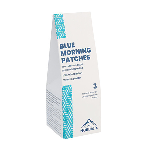 Blue Morning регенериращи пластири с витамини, 3 пластира