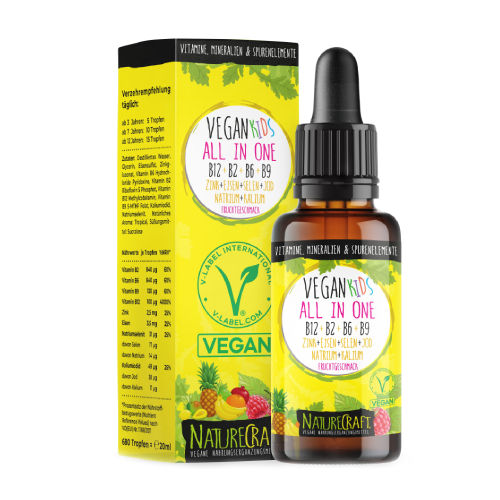 Вегански витамини и минерали на капки – за деца, 20 мл