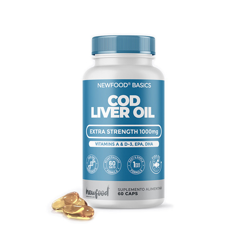 Масло от черен дроб на треска, 60 капсули