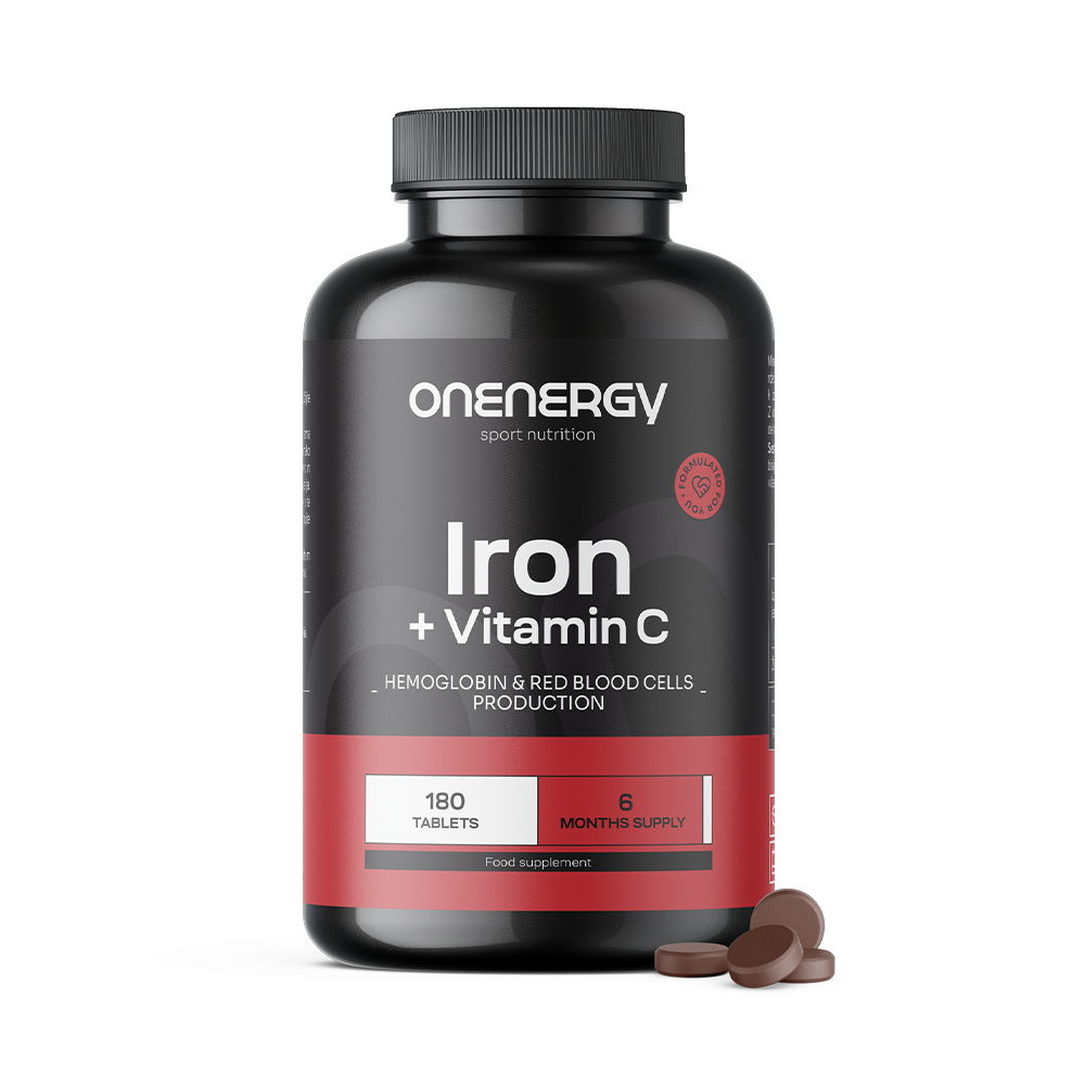 Желязо + витамин C.