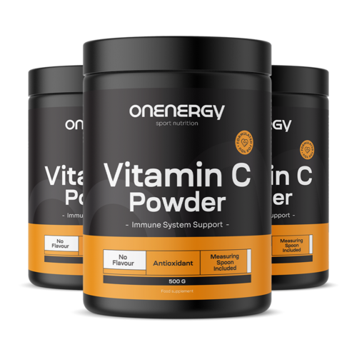 3x Витамин С на прах, общо 1500 г