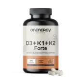 Витамини D3 + K1 + K2 FORTE, 180 капсули