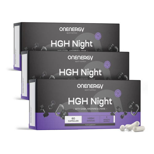 3x HGH Night – Natural HGH Booster, общо 180 капсули