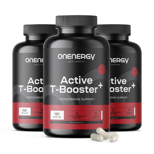 3x Active T-Booster Plus - комплекс за мъже, общо 540 капсули