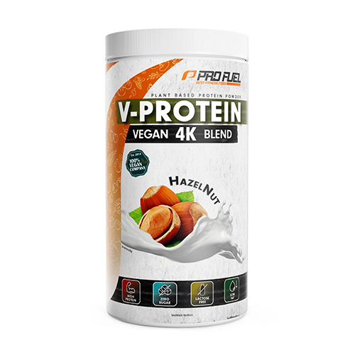 V-Protein 4K вегански протеин - лешник, 750 г