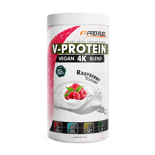 V-Protein 4K веган протеин - малинов йогурт, 750 г